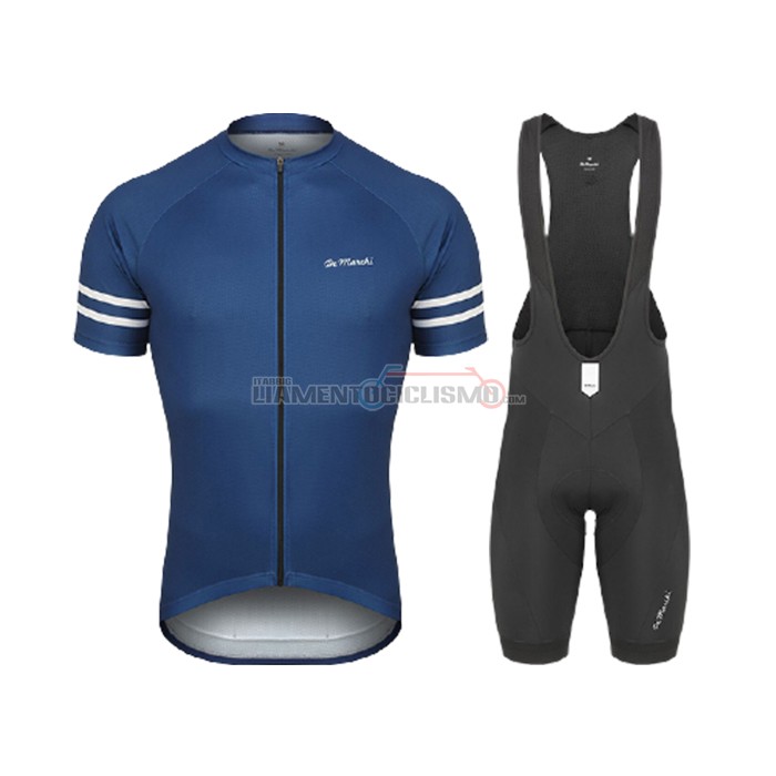 Abbigliamento Ciclismo De Marchi Manica Corta 2021 Spento Blu